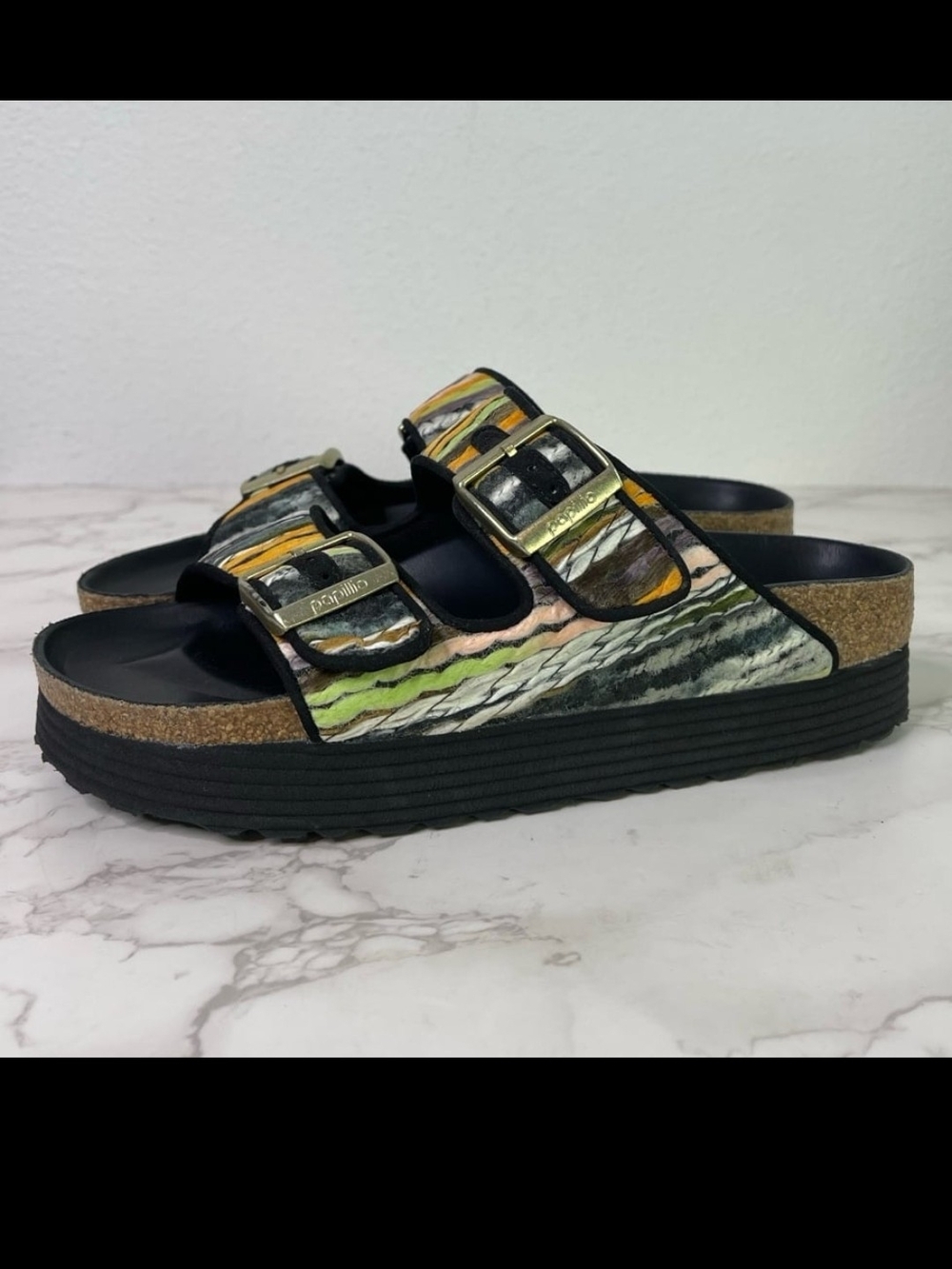 Birkenstock Papillio Arizona Flex Platform Sandals 38 - Picture 5 of 12